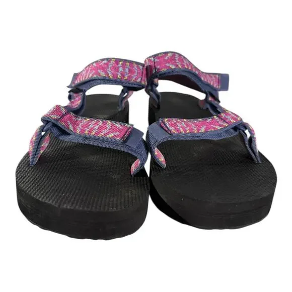 TEVA Triton Raspberry Sorbet Midform Universal Strappy Sandal Women’s Size 10 - Picture 2 of 8